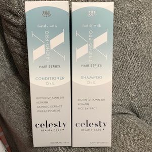 Brand new unopened Celesty Shampoo and Conditioner.